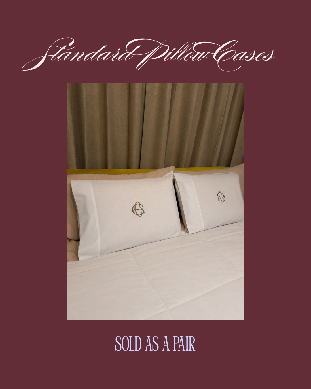 Monogram Pillow Cases