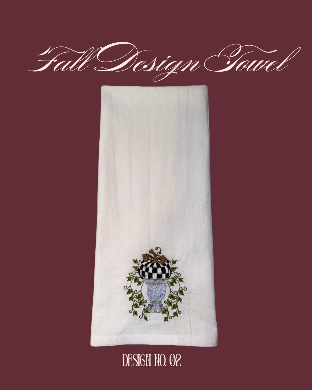 Fall Design Kitchen Towel